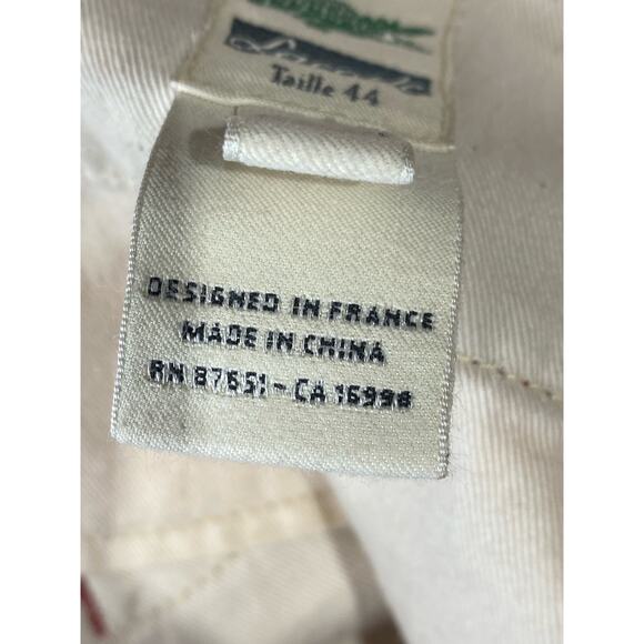 LACOSTE Men's Red Classic-Fit Straight-Leg Twill Chino Pant SZ 34 - Picture 12 of 14